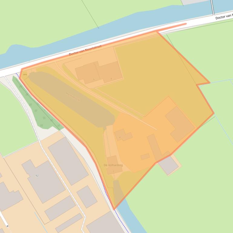 Kaart van postcodegebied 2266GW.