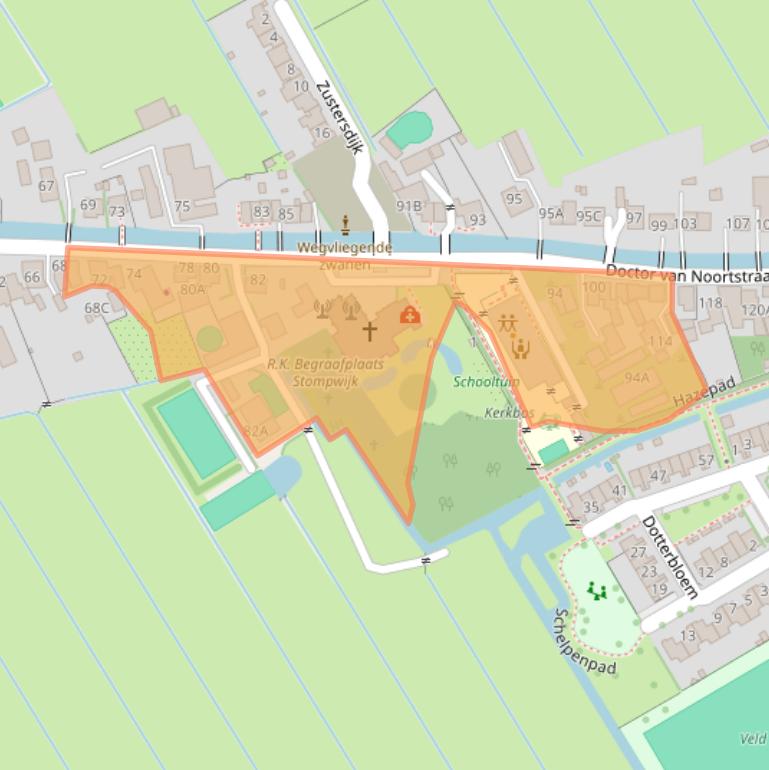 Kaart van postcodegebied 2266HA.