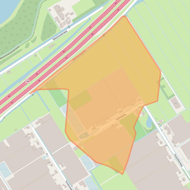 Kaart van postcodegebied 2266HG.