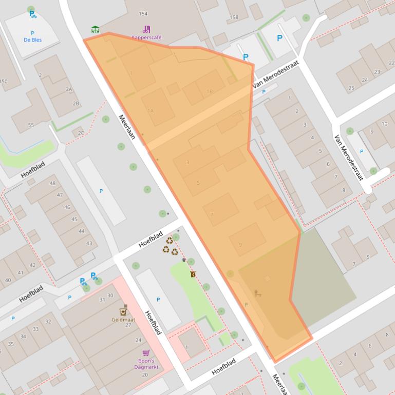 Kaart van postcodegebied 2266HL.