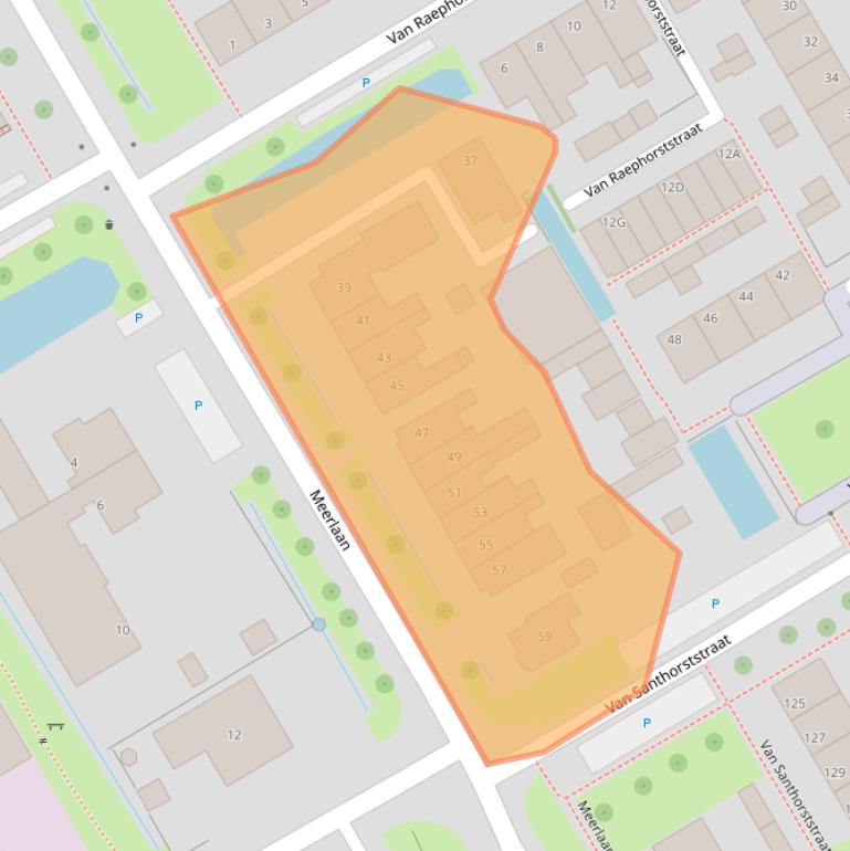 Kaart van postcodegebied 2266HM.