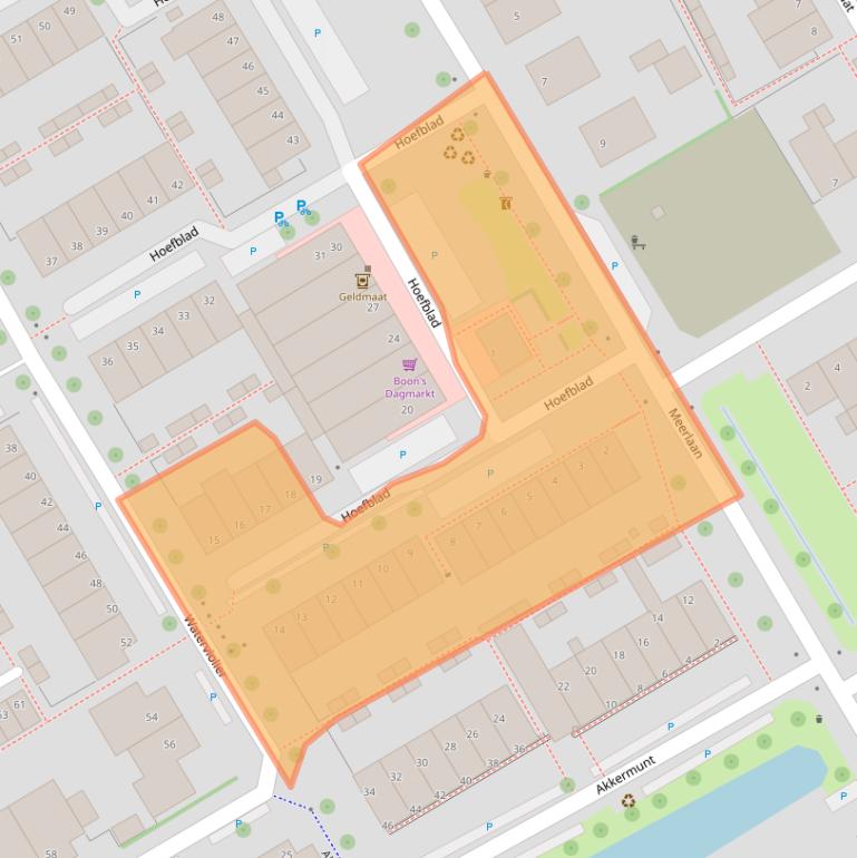 Kaart van postcodegebied 2266JD.