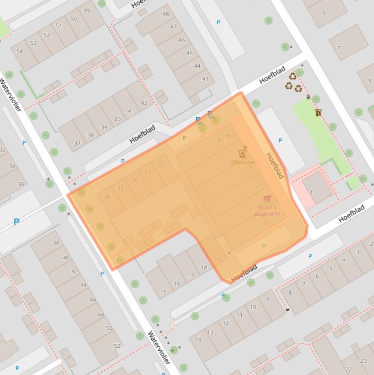 Kaart van postcodegebied 2266JE.