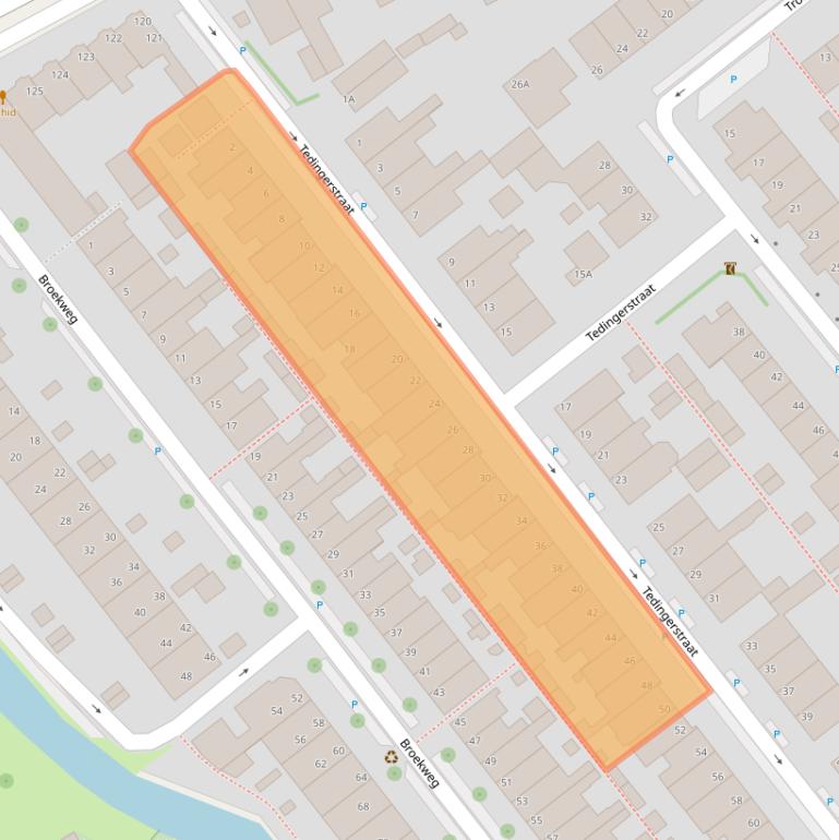 Kaart van postcodegebied 2266KE.