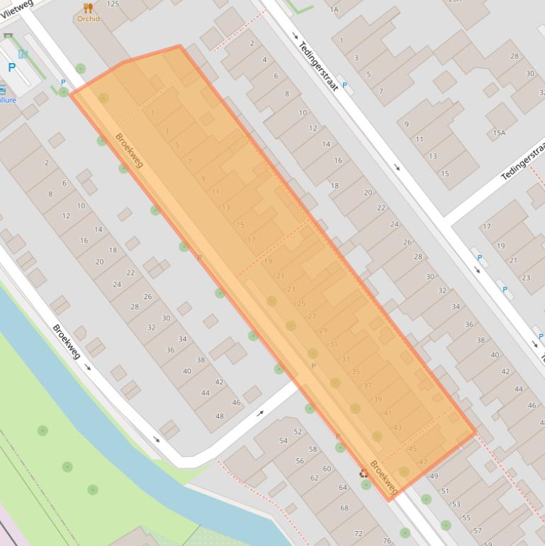 Kaart van postcodegebied 2266LC.