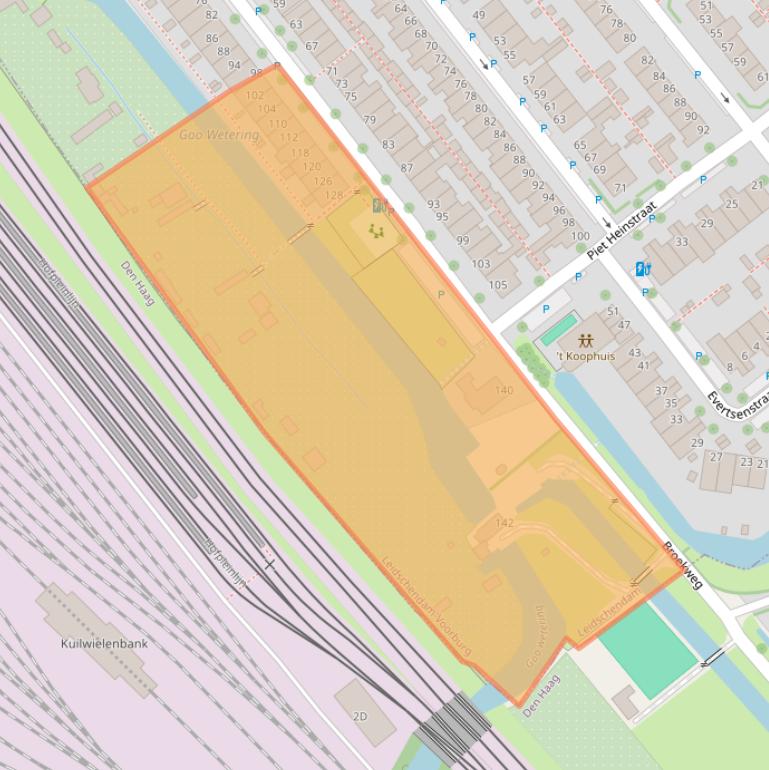 Kaart van postcodegebied 2266LK.