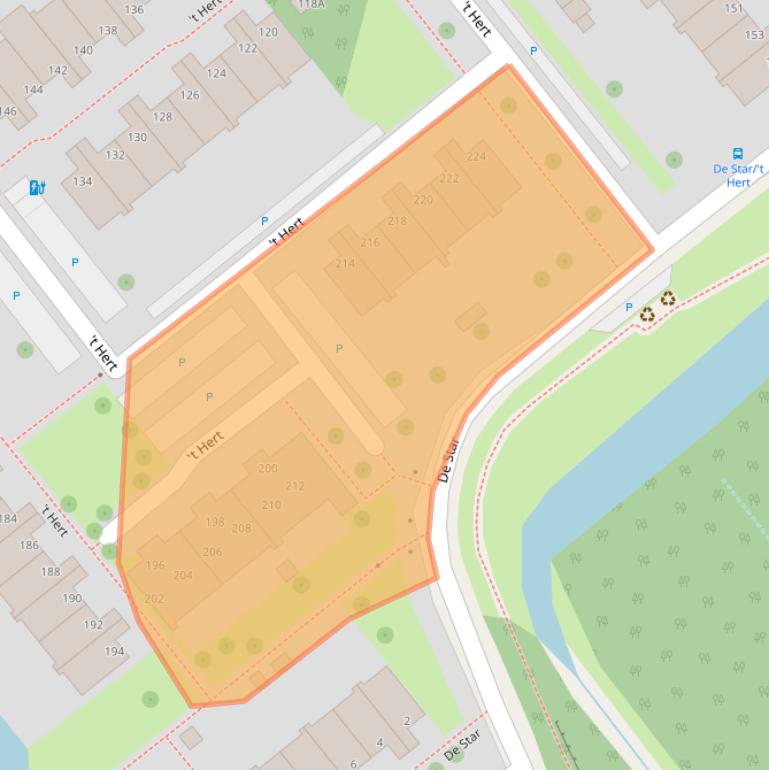 Kaart van postcodegebied 2266NM.