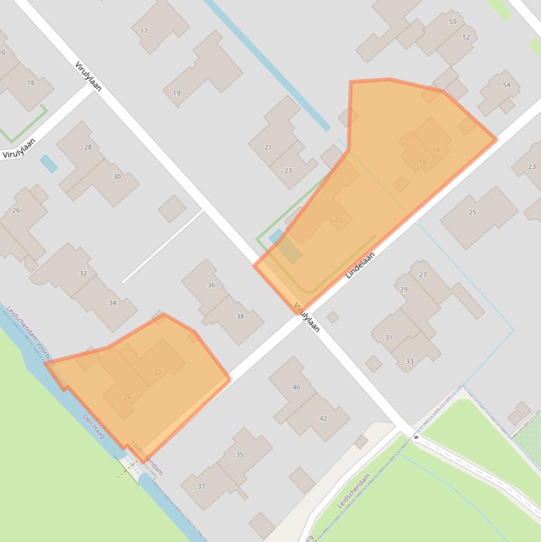 Kaart van postcodegebied 2267BL.