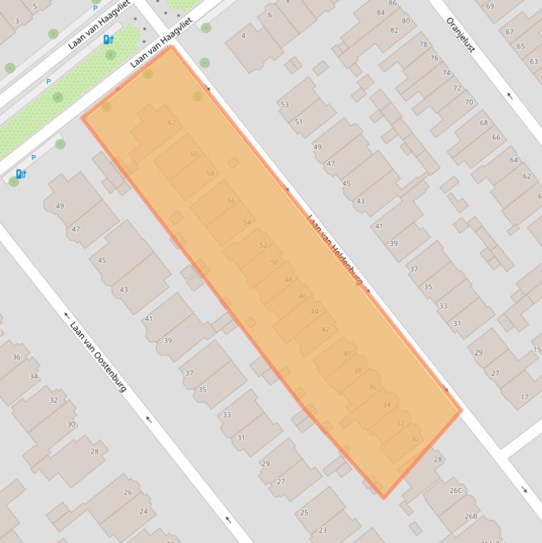 Kaart van postcodegebied 2271AV.