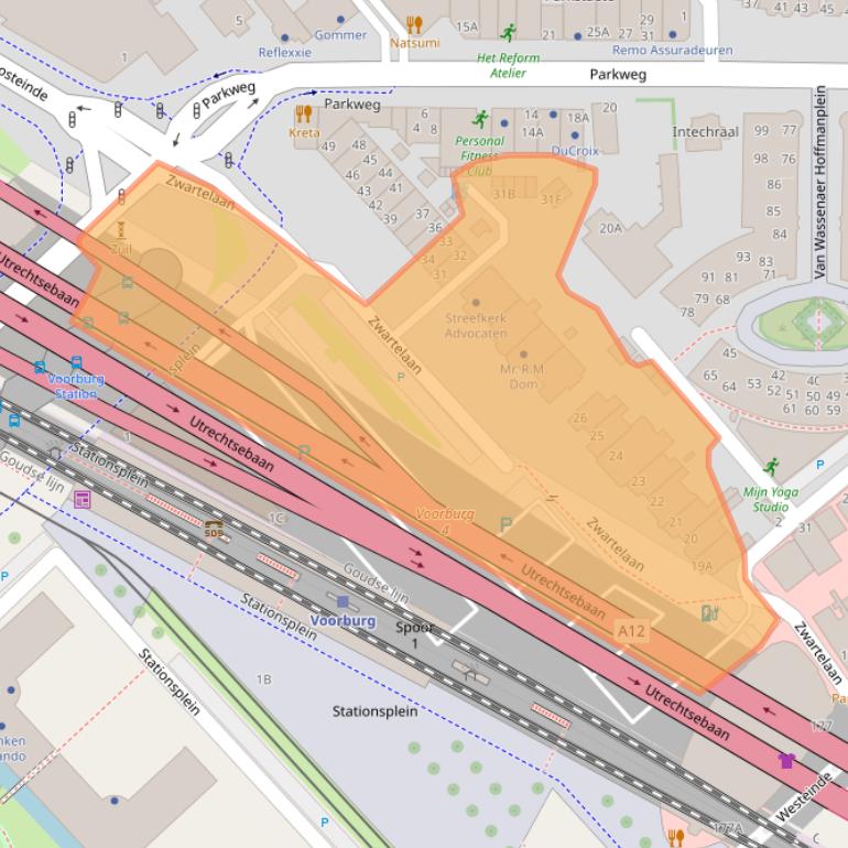 Kaart van postcodegebied 2271BR.