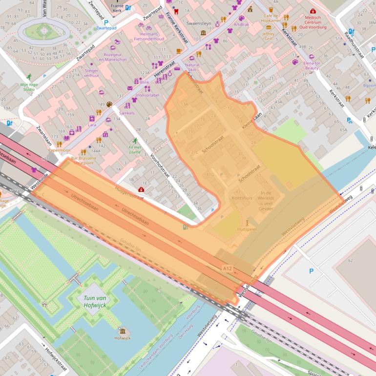 Kaart van postcodegebied 2271BZ.
