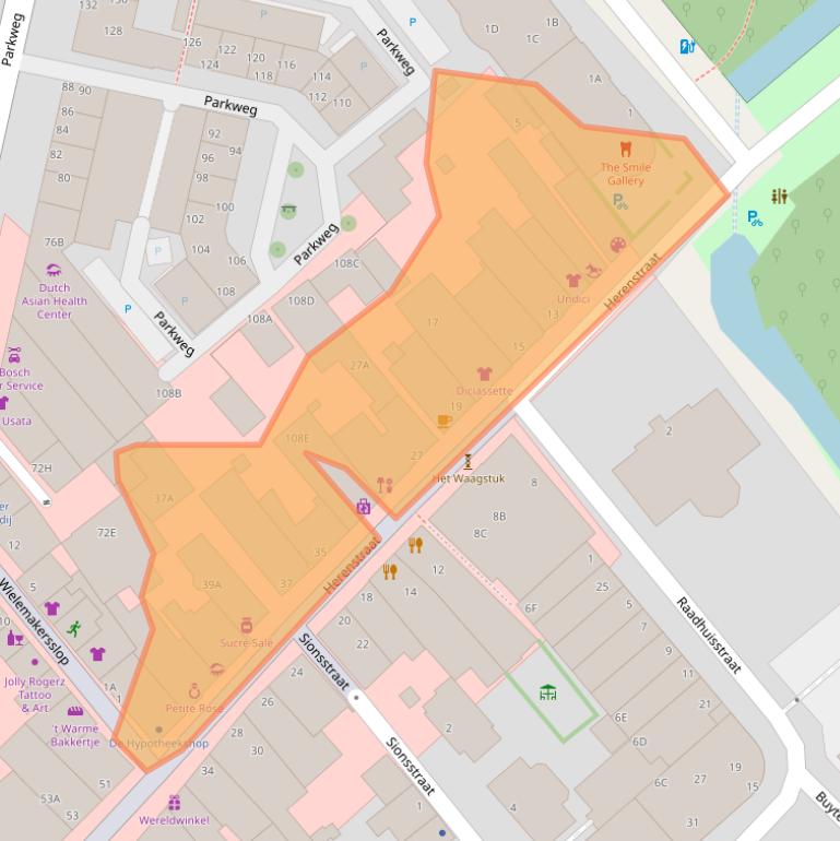 Kaart van postcodegebied 2271CA.