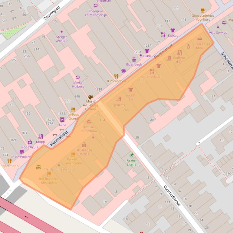 Kaart van postcodegebied 2271CL.