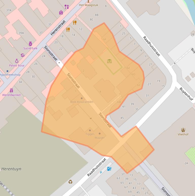 Kaart van postcodegebied 2271CX.