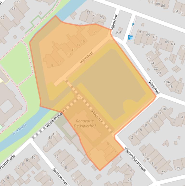 Kaart van postcodegebied 2271GN.