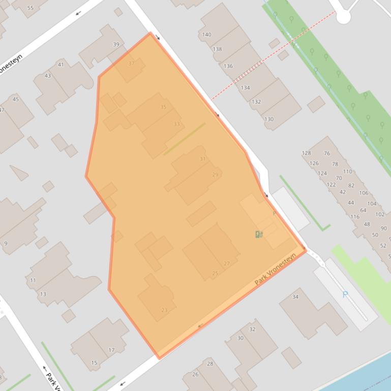 Kaart van postcodegebied 2271HP.