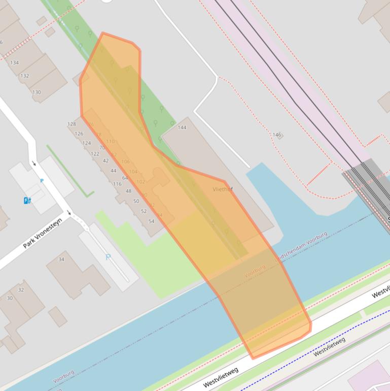 Kaart van postcodegebied 2271HV.