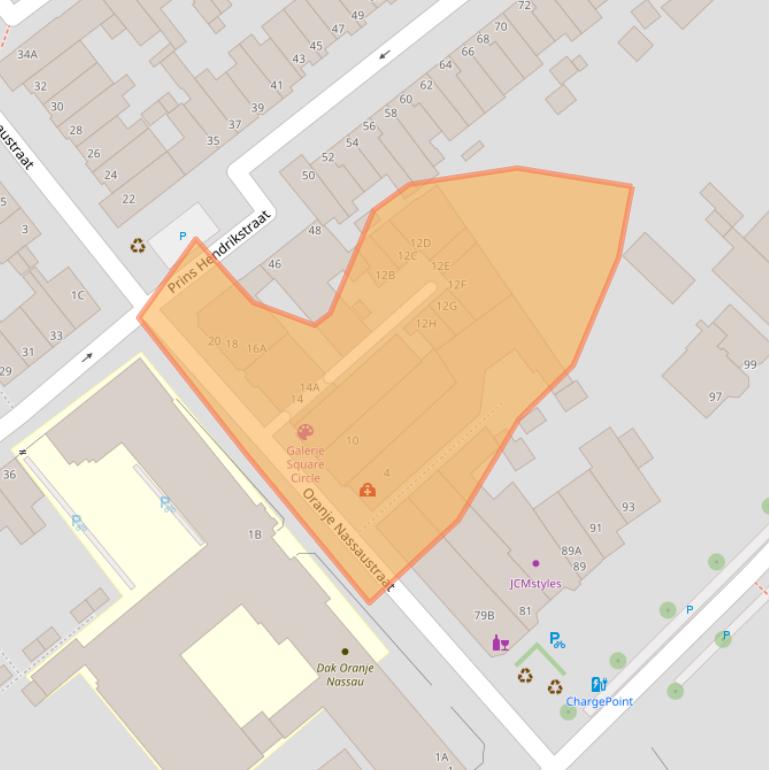 Kaart van postcodegebied 2271SK.