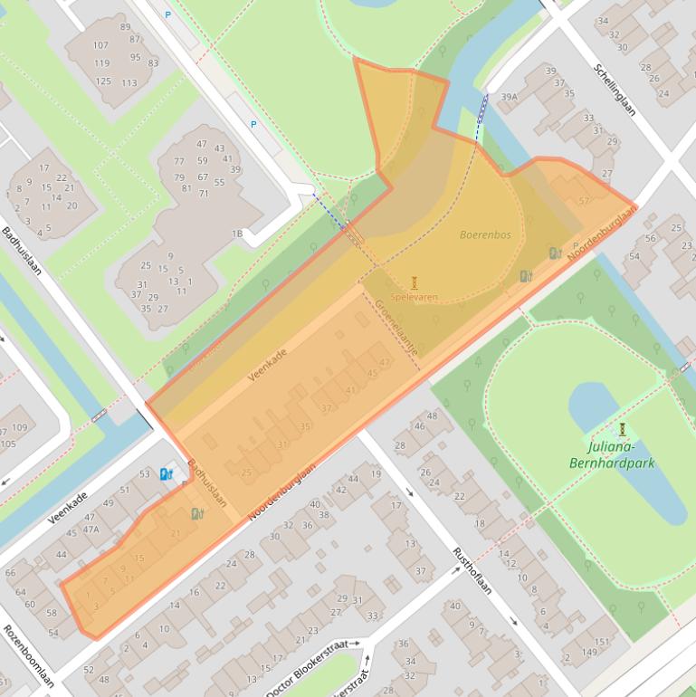 Kaart van postcodegebied 2271VG.