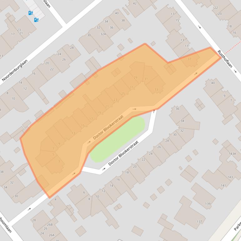 Kaart van postcodegebied 2271VK.