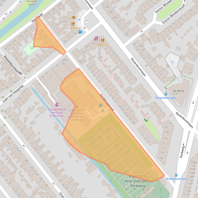 Kaart van postcodegebied 2271VT.