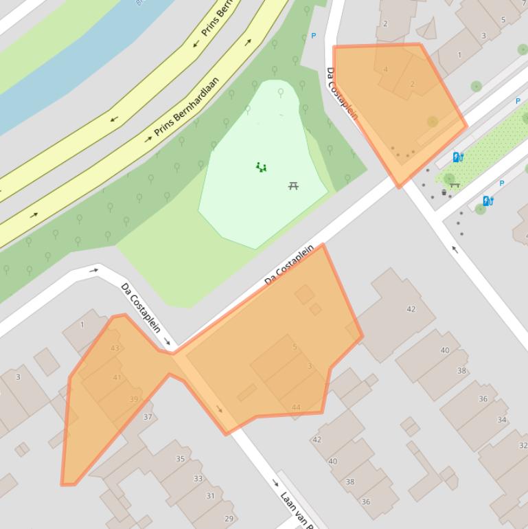 Kaart van postcodegebied 2271XR.