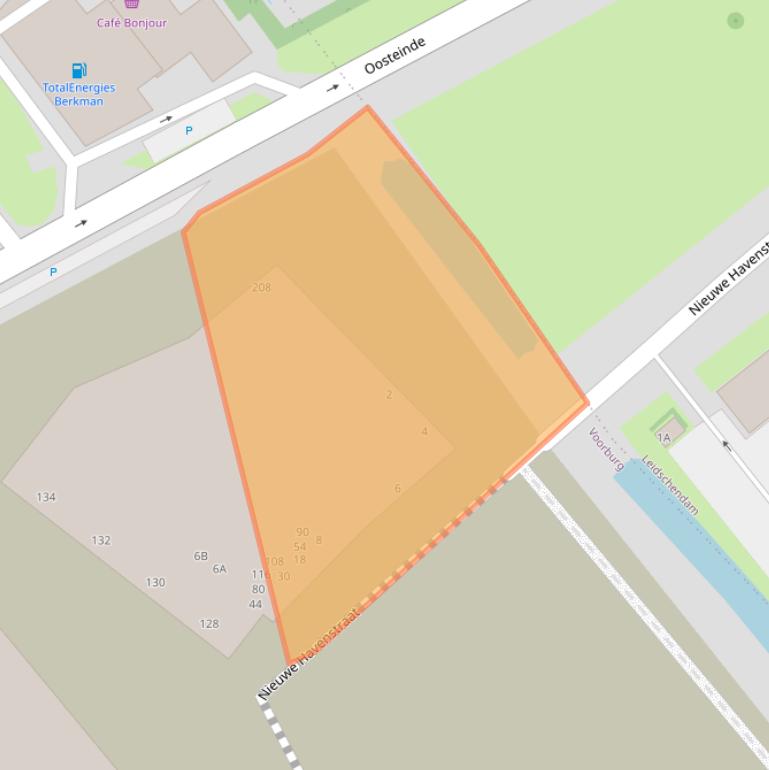 Kaart van postcodegebied 2272AD.