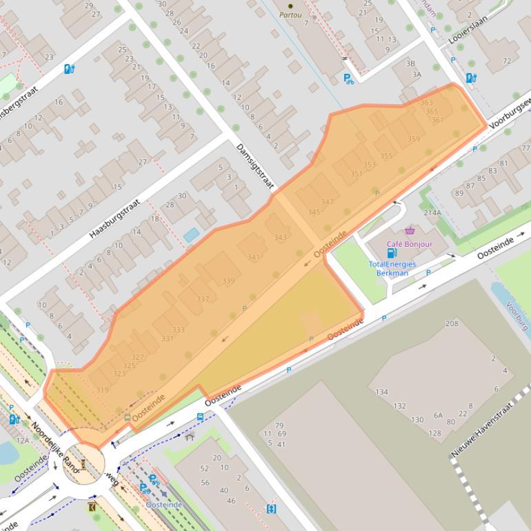 Kaart van postcodegebied 2272AG.