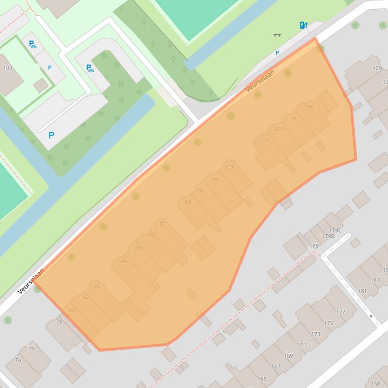 Kaart van postcodegebied 2272AS.