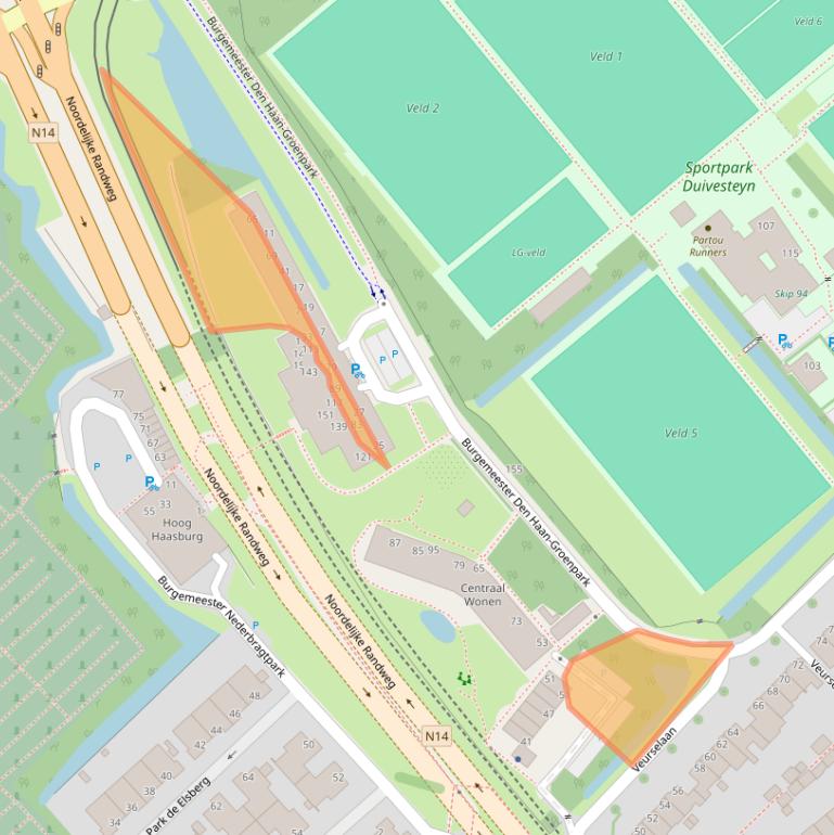 Kaart van postcodegebied 2272AX.