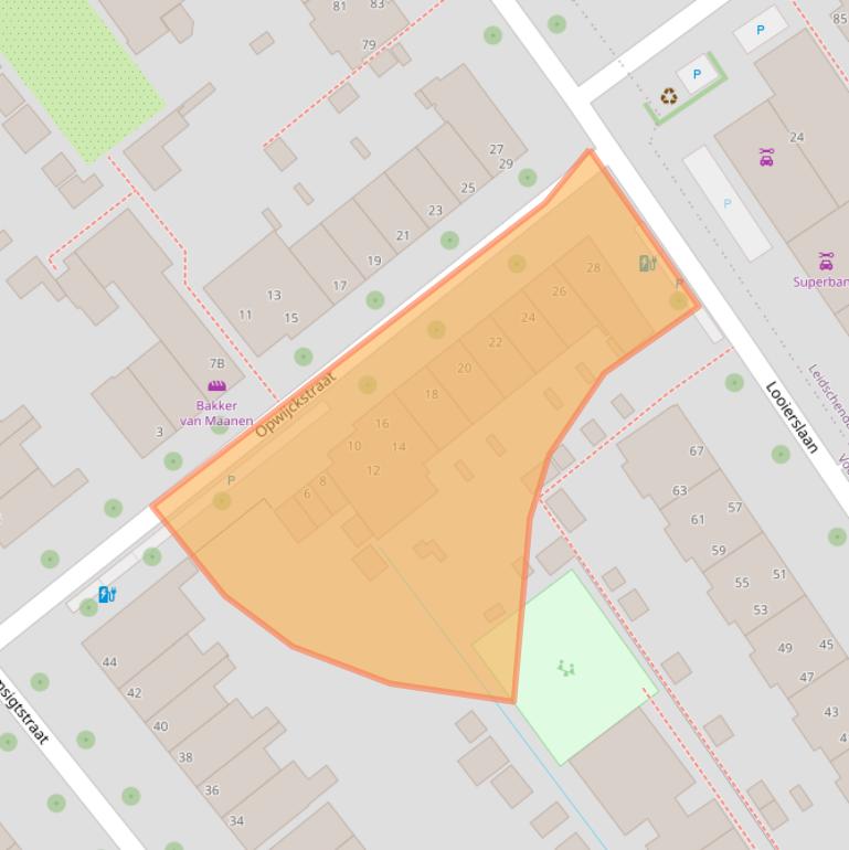 Kaart van postcodegebied 2272BD.