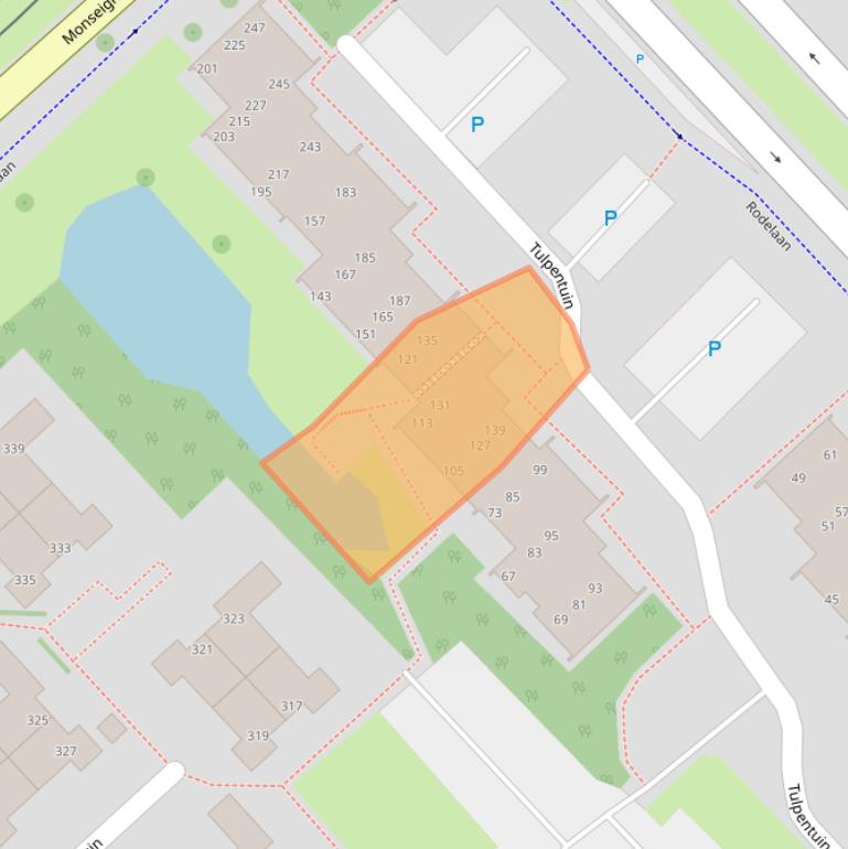 Kaart van postcodegebied 2272BR.