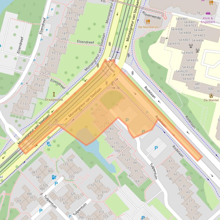 Kaart van postcodegebied 2272BT.