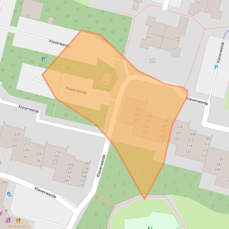 Kaart van postcodegebied 2272CB.