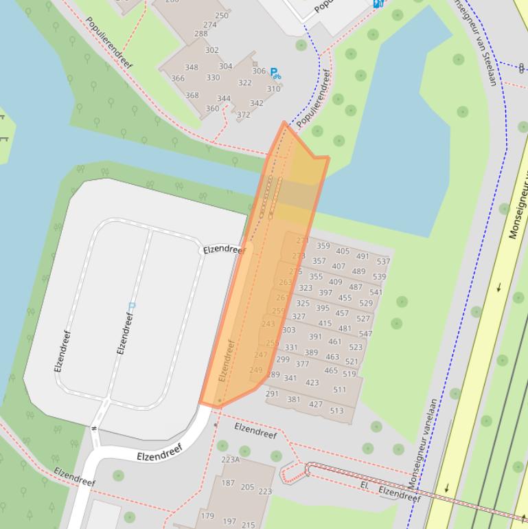 Kaart van postcodegebied 2272CM.