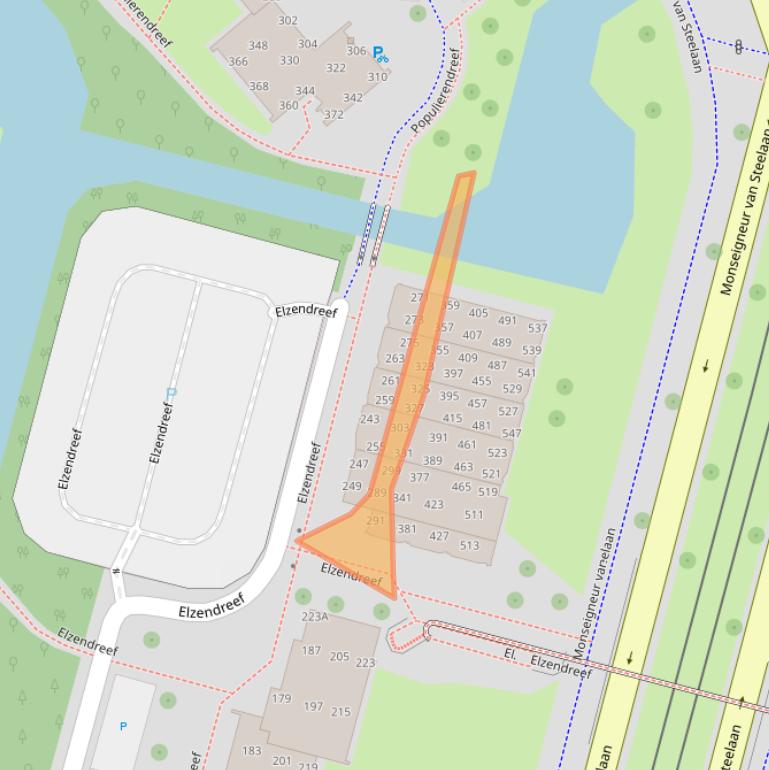 Kaart van postcodegebied 2272CN.