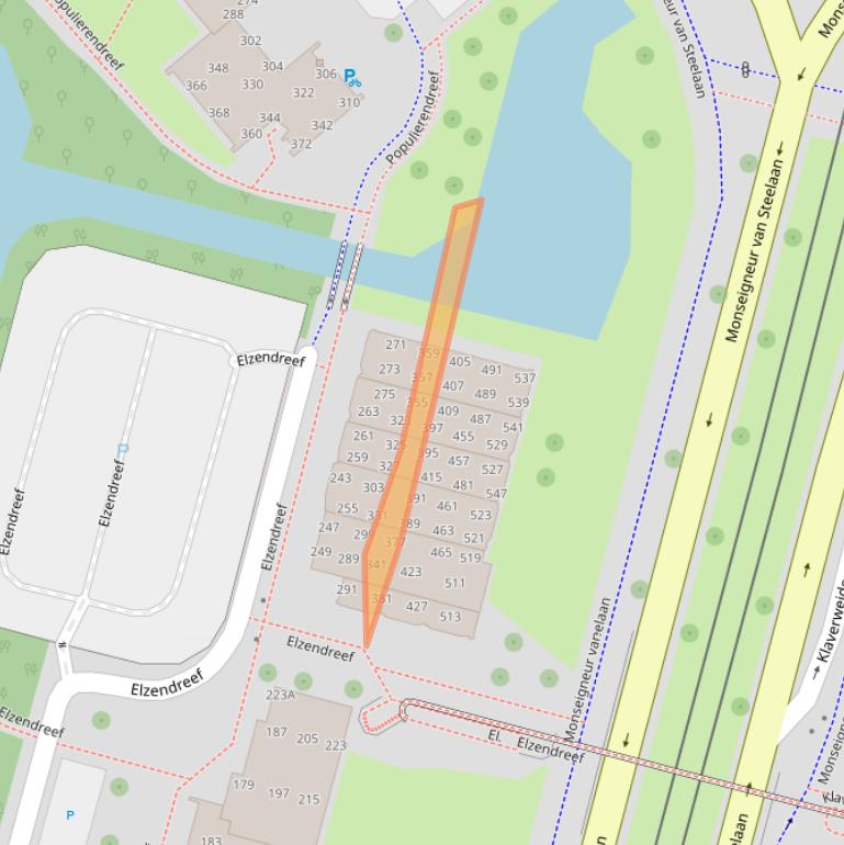 Kaart van postcodegebied 2272CP.