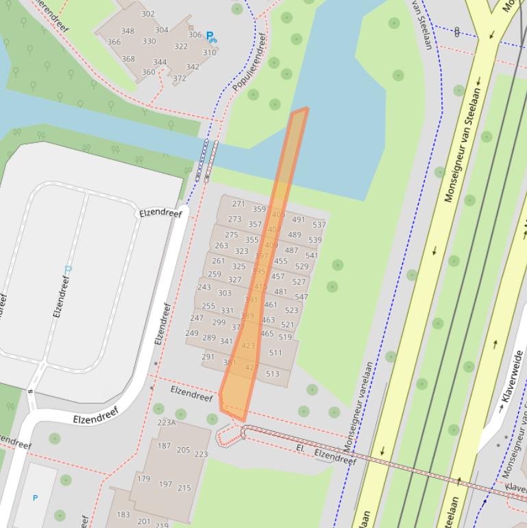 Kaart van postcodegebied 2272CR.