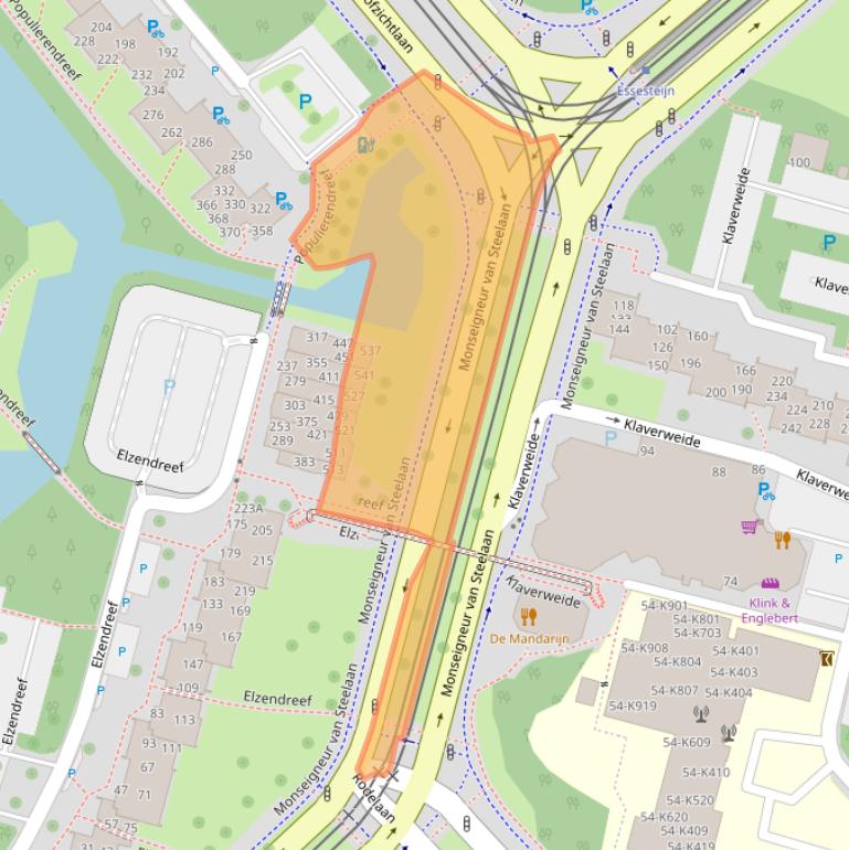 Kaart van postcodegebied 2272CT.