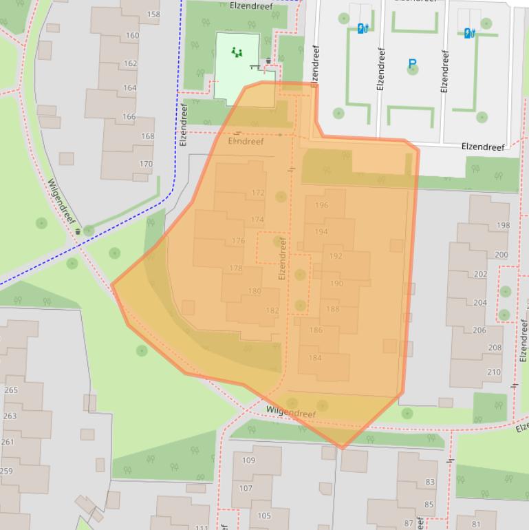 Kaart van postcodegebied 2272ED.