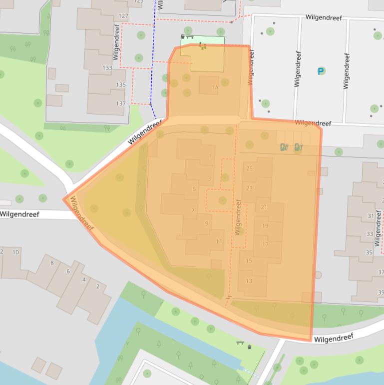 Kaart van postcodegebied 2272EL.