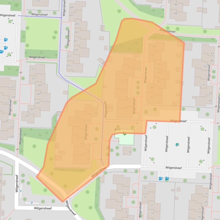 Kaart van postcodegebied 2272EP.