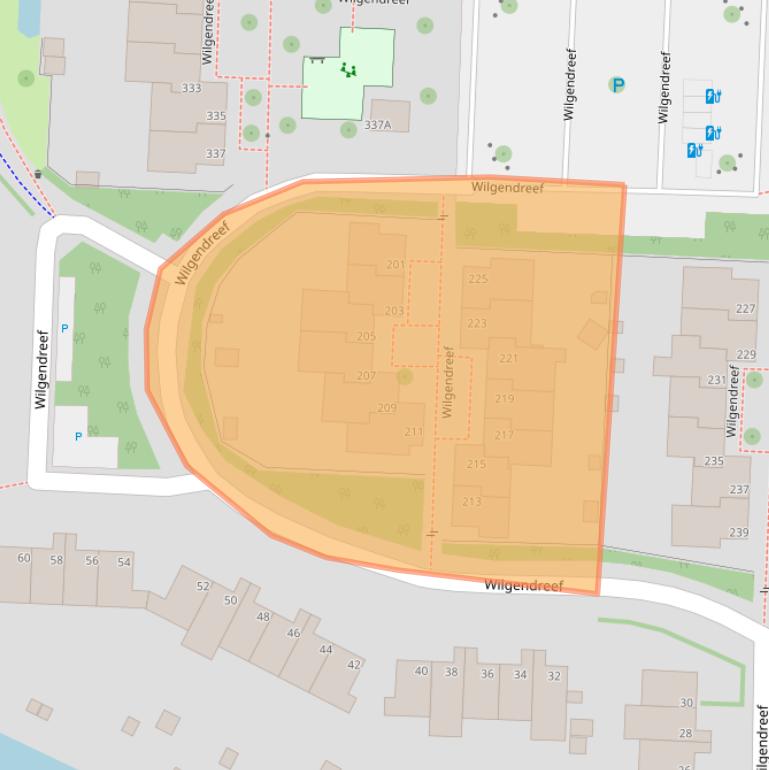 Kaart van postcodegebied 2272ER.