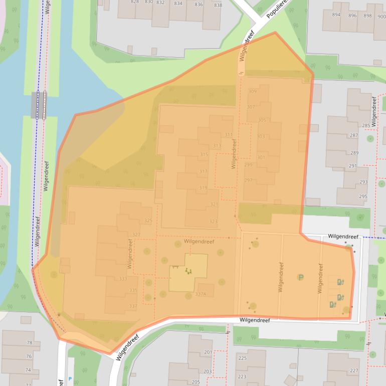 Kaart van postcodegebied 2272EV.