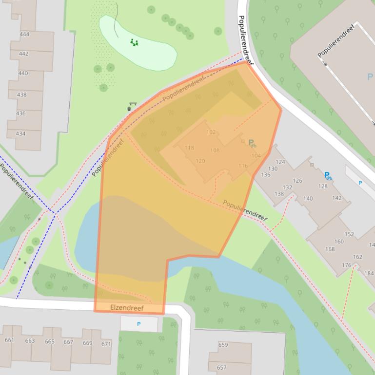 Kaart van postcodegebied 2272GV.