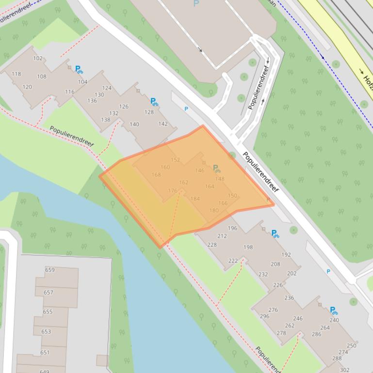 Kaart van postcodegebied 2272GX.