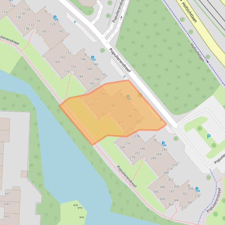 Kaart van postcodegebied 2272GZ.