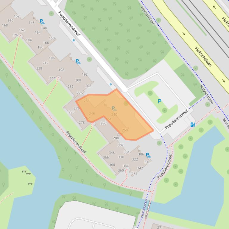 Kaart van postcodegebied 2272HA.