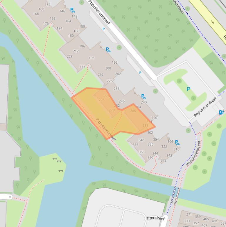 Kaart van postcodegebied 2272HB.