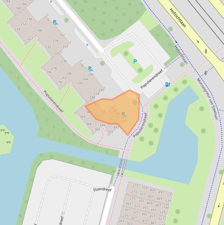 Kaart van postcodegebied 2272HC.